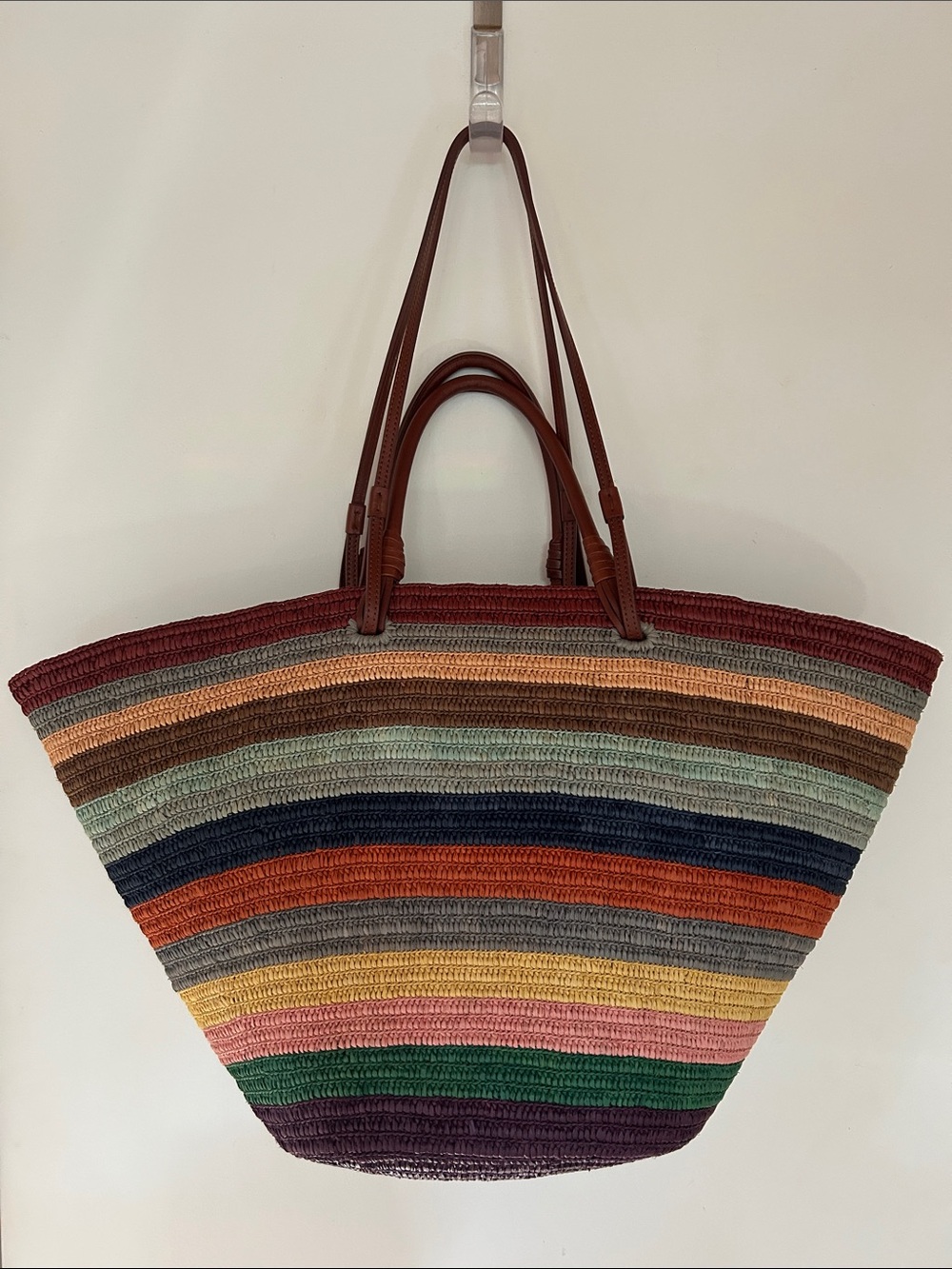 SEZANE Justine Maxi Basket Bag - Picture 7 of 7